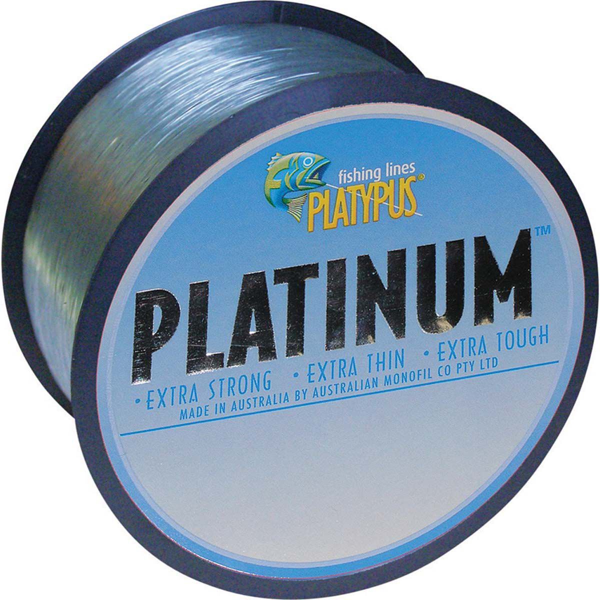 Platypus Platinum Mono Line 500m Grey 12lb