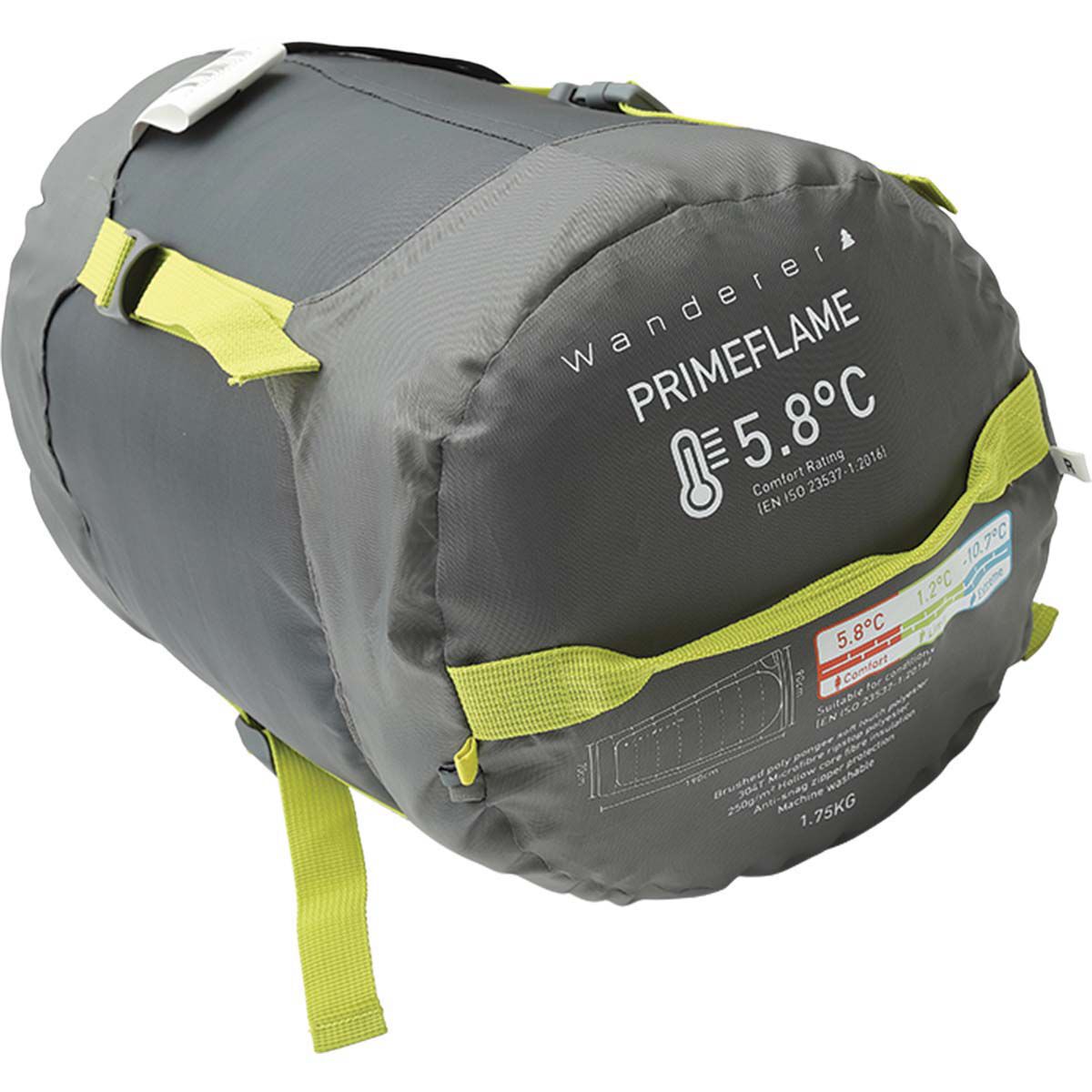 Wanderer PrimeFlame 5.8°C Camper Sleeping Bag | BCF