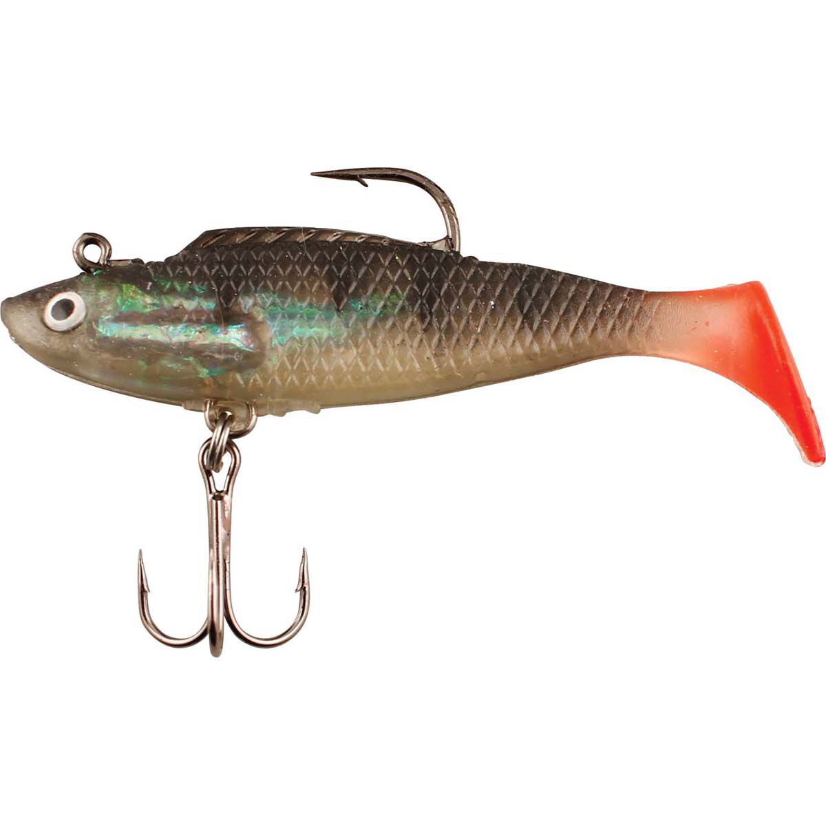 Pryml PaddleTail Rigged Lure 8.6cm Grey Mullet