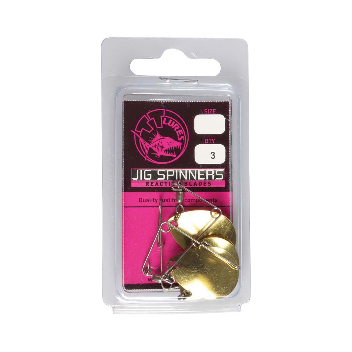 TT Jig Spinner 3 Pack Gold