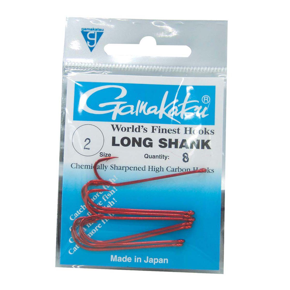Gamakatsu Green Pan Fish Hook 8 Pack Black