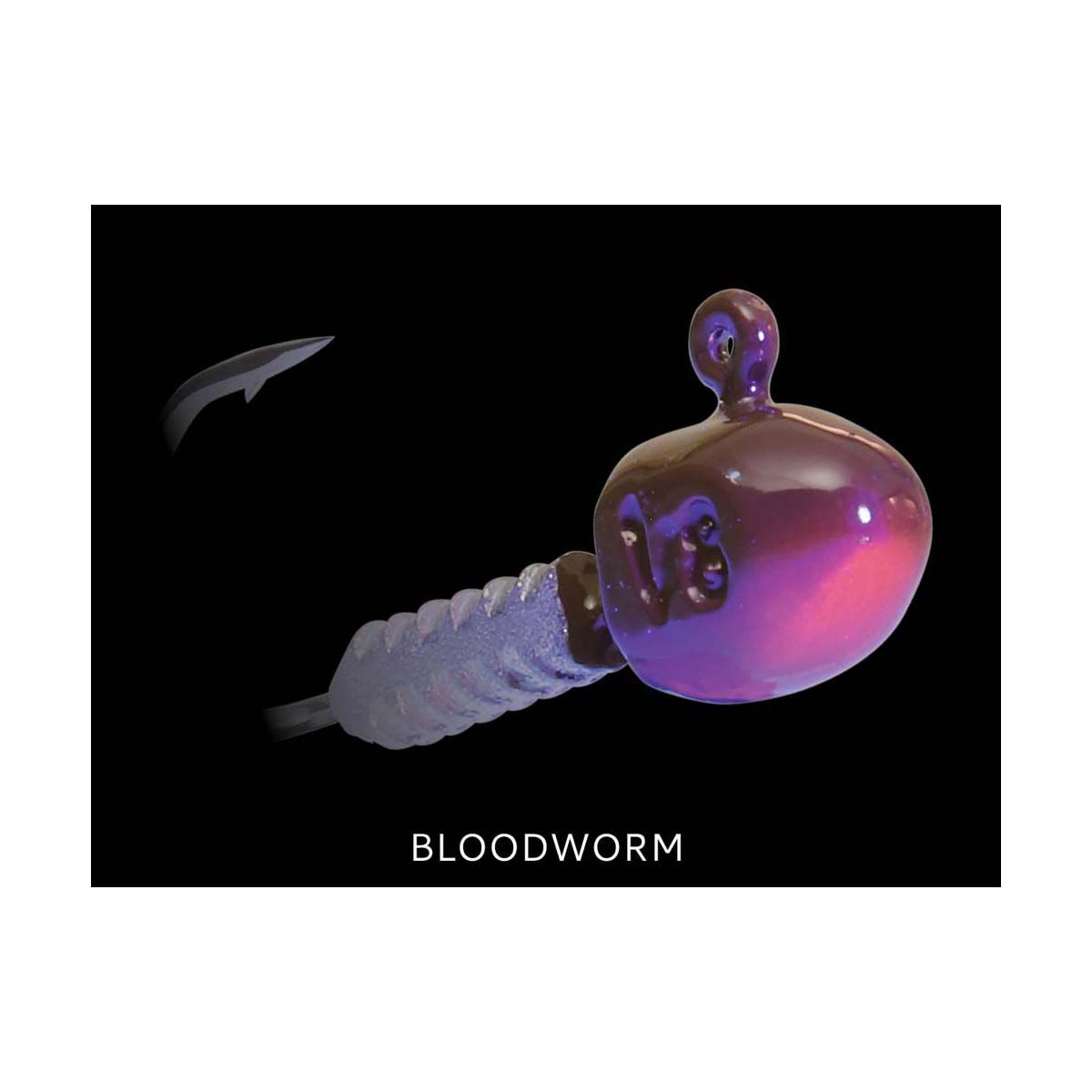 TT HeadlockZ Finesse UV Jigheads Bloodworm 1/0 1/8oz
