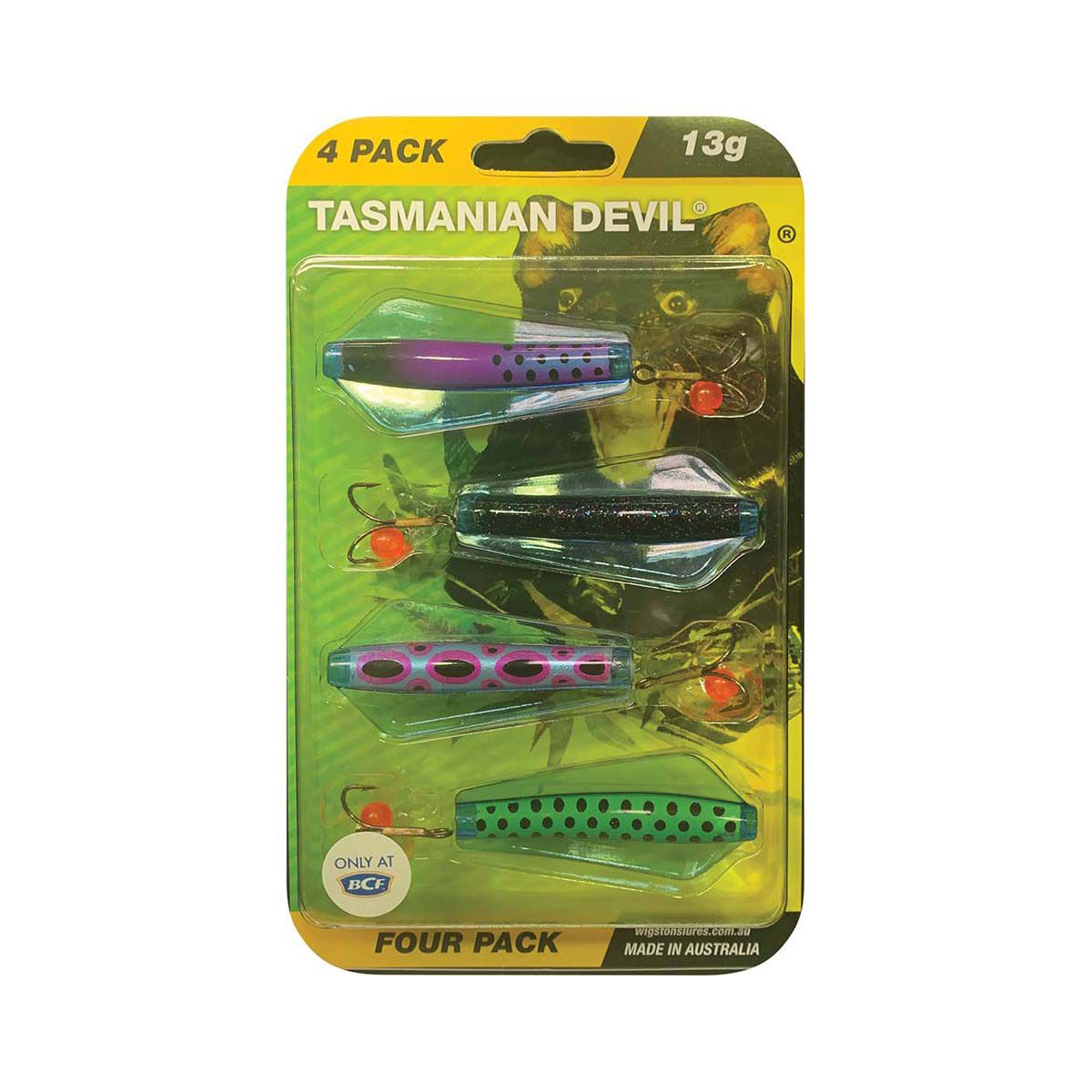 Tasmanian Devil 4 Pack - Fishing Lures