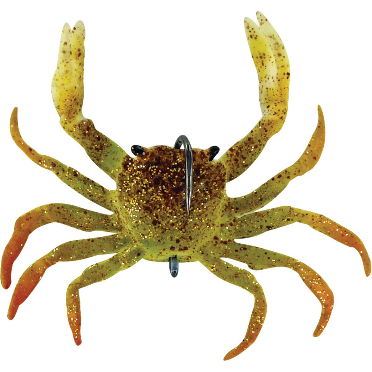 Chasebaits Smash Crab Junior Soft Plastic Lure 75mm Gold Digger