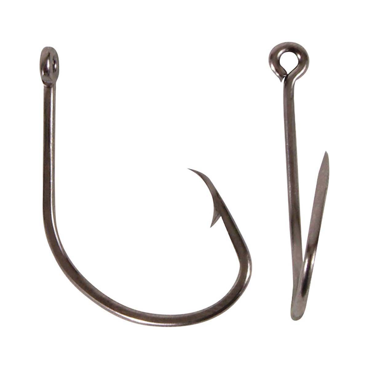 10/20-pieces Offset Single Hooks High-carbon Steel Fishing Hooks Long Shank  #8-#10/0 Barbed Carp Fishing Hooks Tackle