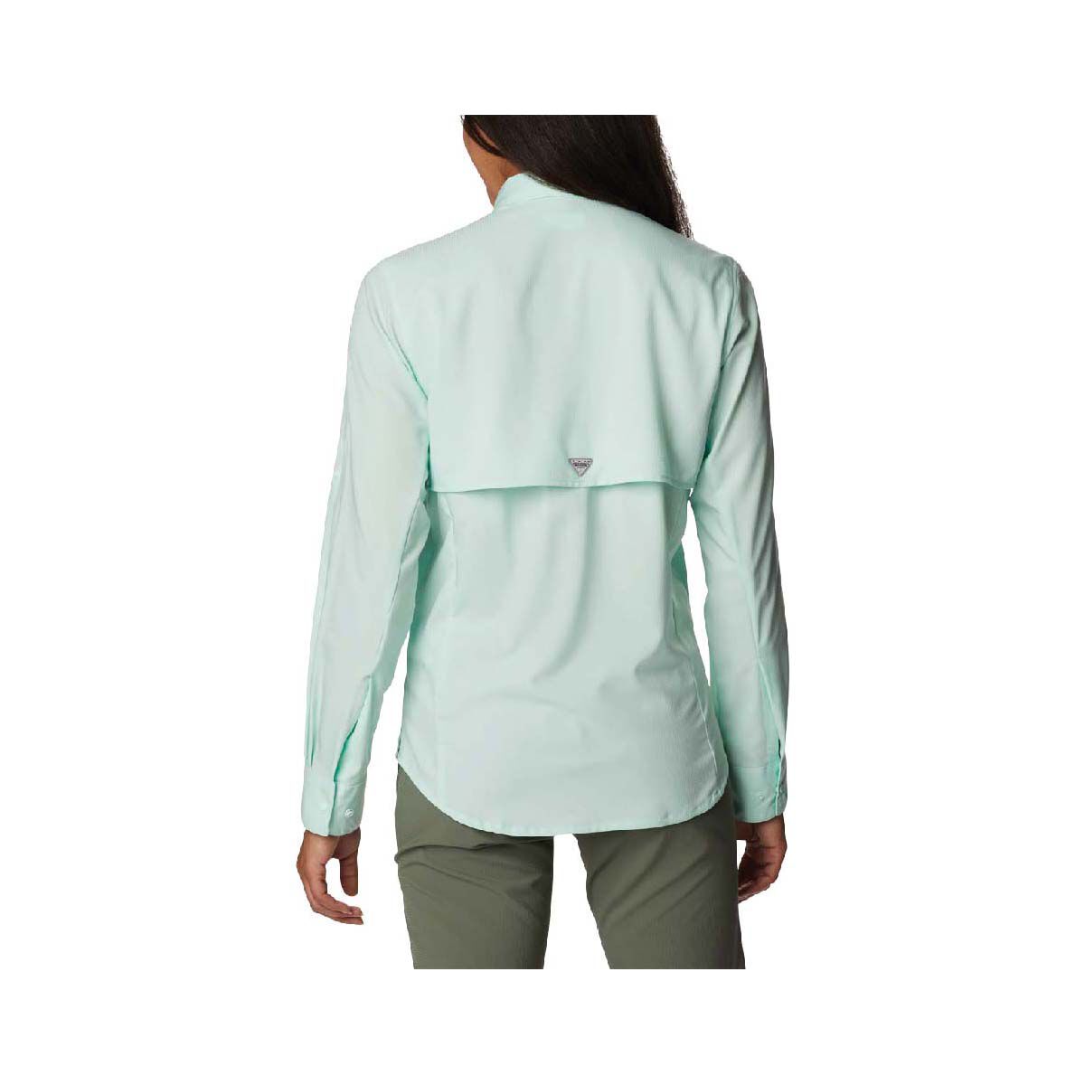 Columbia Women's Tamiami II Long Sleeve Fishing Shirt Gullfoss Green XL