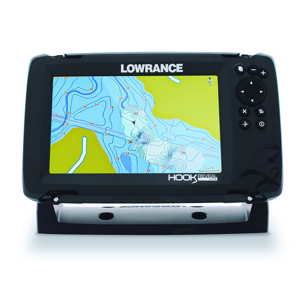 7 Lowrance HOOK2 7X Fishfinder w/ Split Shot Transducer & GPS Plotter