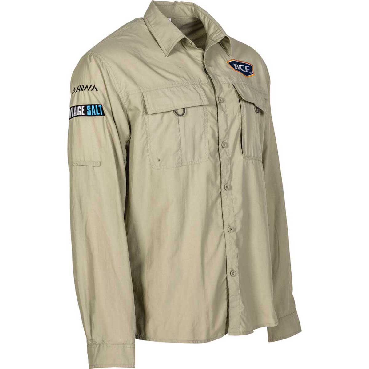 BCF Men's Long Sleeve Fishing Shirt Spray XL