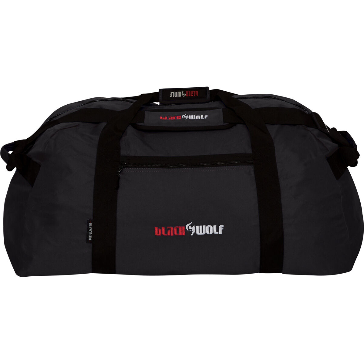 black wolf duffle bag