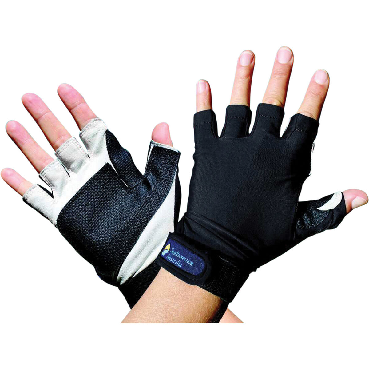 Sun Protection Uv Gloves Nylon Sun Protection Gloves Black Missing