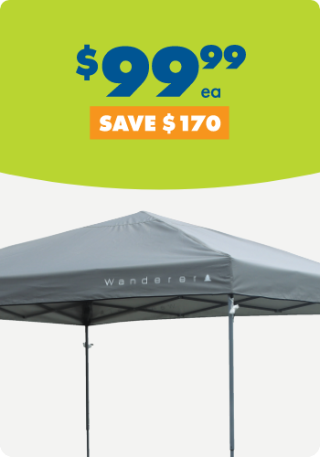 Wanderer 3x3m Central Locking Gazebo