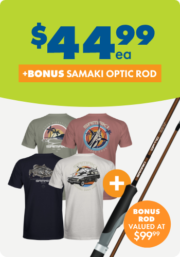 Samaki Shirt and Bonus Rod