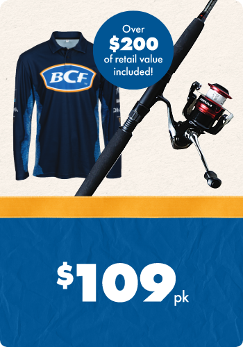 Shimano Spin Combo & BCF Value Polo Pack