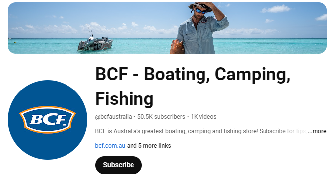 BCF Youtube Account