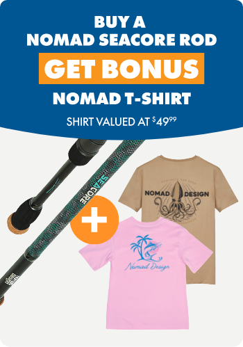 Nomad Seacore Rod plus BONUS Tee