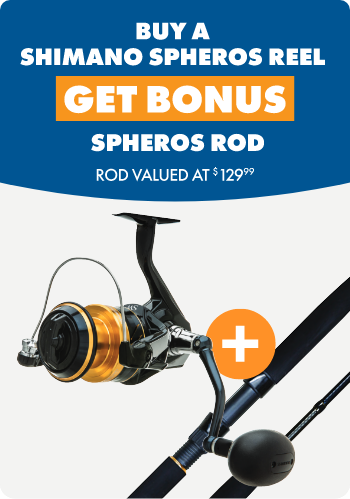 Shimano Spheros Reel plus BONUS Spheros Rod