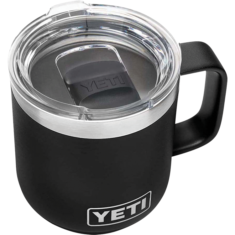 YETI Rambler 14 oz Stackable Mug, Vacuum Insulated, Stainless  Steel with MagSlider Lid, Black: Tumblers & Water Glasses