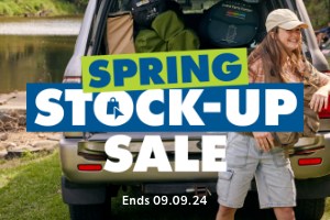 Spring Stock-Up Sale on Now!