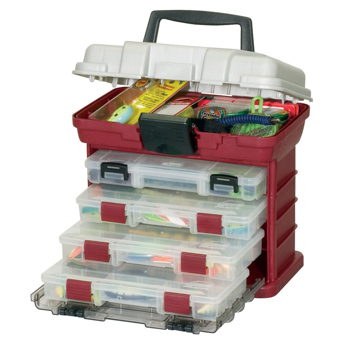 red plano tackle box